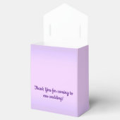Roze Lavendel Trouwgunstdoos Bedankdoosjes (Geopend)