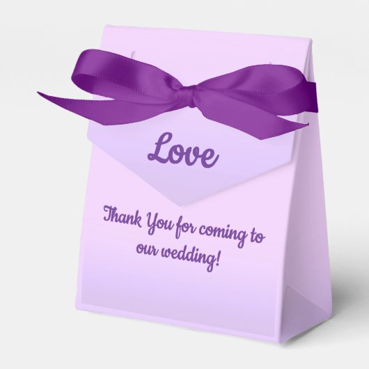 Roze Lavendel Trouwgunstdoos Bedankdoosjes (Voorkant Zijde)