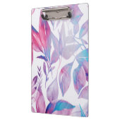 Roze, lavendel Waterverf bladeren Klembord (Links)