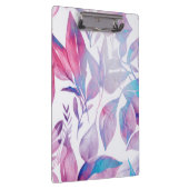Roze, lavendel Waterverf bladeren Klembord (Rechts)