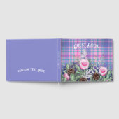  roze lavender Pset Pattern Rozen Floral Gastenboek (Volledig)