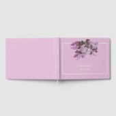 Roze lavender Wedding Gastenboek (Volledig)