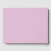 Roze lavender Wedding Gastenboek (Achterkant)