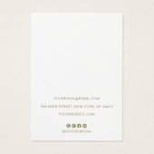 Roze lavendergolven die beeldschermhouder vervaard visitekaartje (Achterkant)