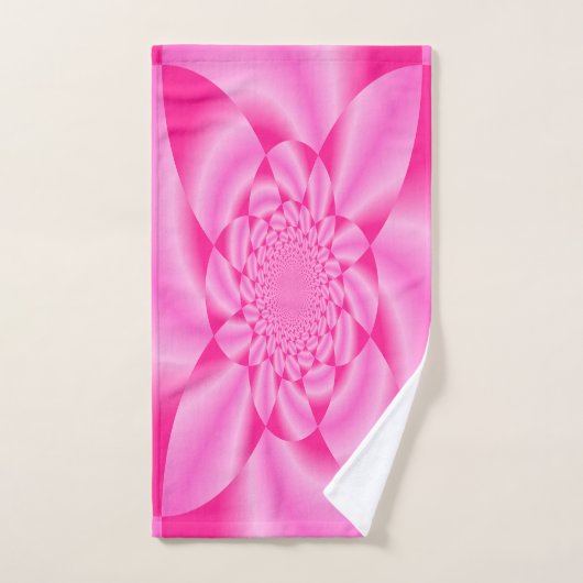 Roze Leaf Petal Bad Handdoek (Handdoek)