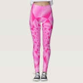 Roze Leaf Petal Leggings (Voorkant)