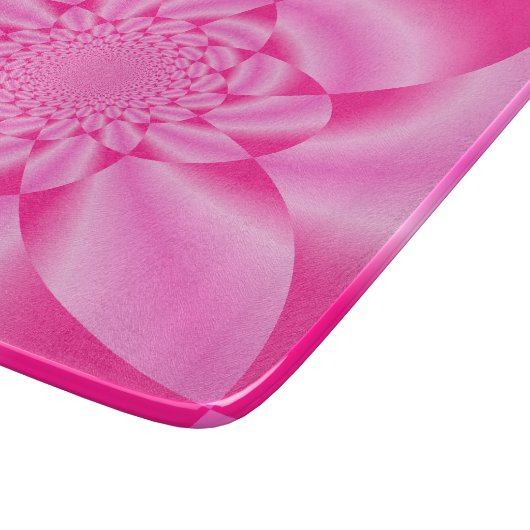 Roze Leaf Petal Snijplank (Hoek)