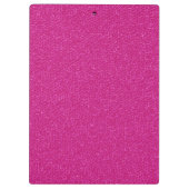 Roze leder Kijk Persoonlijke naam Klembord (Achterkant)