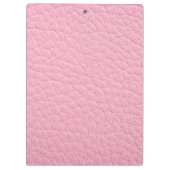 Roze leder klembord (Achterkant)