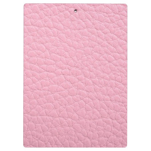 Roze leder klembord (Achterkant)