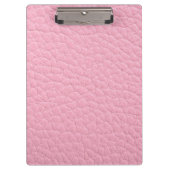 Roze leder klembord (Voorkant)