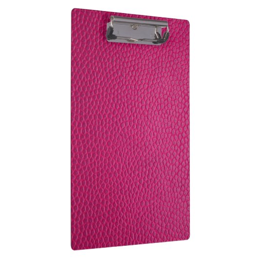 Roze leder klembord (Rechts)