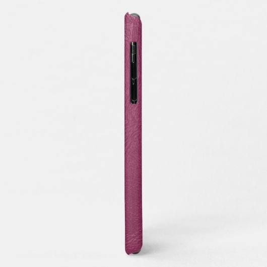 Roze leder, lederen textuur, lederen achtergrond Case-Mate iPhone case (Achterkant/links)
