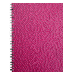 Roze leder notitieboek