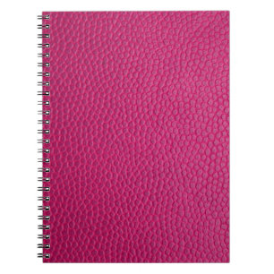 Roze leder notitieboek