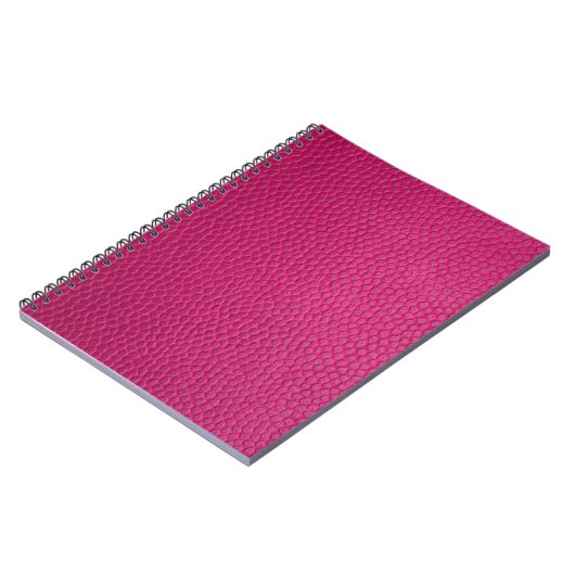 Roze leder notitieboek (Linkerzijde)