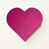 Roze leder notitieboek (Achterkant)