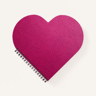 Roze leder notitieboek