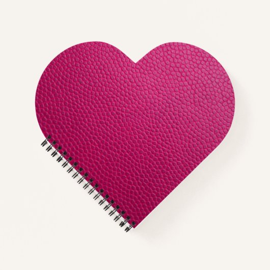 Roze leder notitieboek (Voorkant)