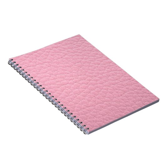 Roze leder notitieboek (Rechterzijde)