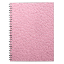 Roze leder notitieboek