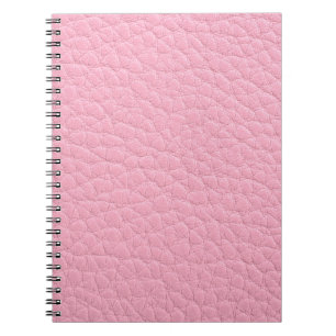 Roze leder  notitieboek