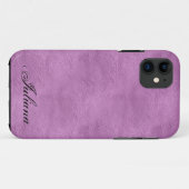 Roze leder van de Faux blik Patroon iPhone 5 Hoesj Case-Mate iPhone Case (Achterkant (horizontaal))