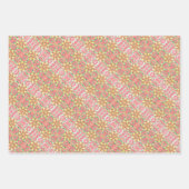 Roze lederafdrukleppen voor papier inpakpapier vel (Voorkant)