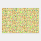 Roze lederafdrukleppen voor papier inpakpapier vel (Voorkant 3)