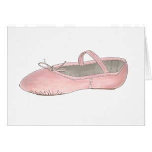 Roze lederen ballet schoen schuifklepje Ballerina