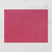 Roze lederen blik briefkaart (Voorkant)