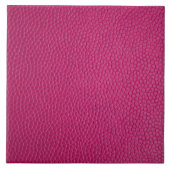 roze lederen modern klassiek design tegeltje (Voorkant)