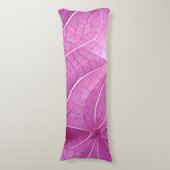  roze lederen patroon lichaamskussen (Voorkant Verticaal)