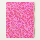 Roze lederen patroon planner (Achterkant)