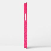 Roze lederen textuur Case-Mate iPhone case (Achterkant / Rechts)