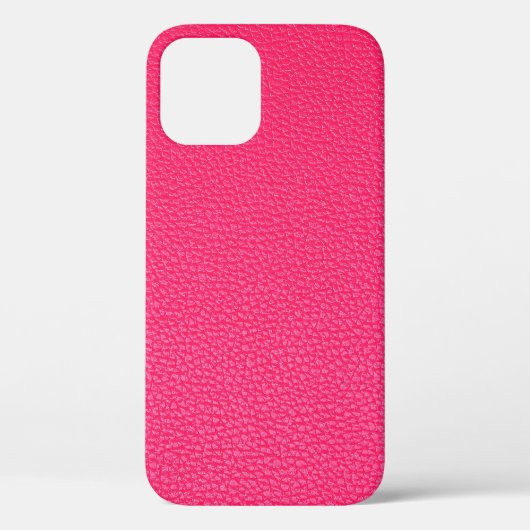 Roze lederen textuur Case-Mate iPhone case (Achterkant)