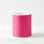 Roze lederen textuur koffiemok (Center)