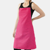 Roze lederen textuur schort (Insitu)
