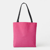 Roze lederen textuur tote bag (Achterkant)
