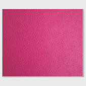Roze ledertextuur cadeaupapier (Vlak)
