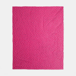 Roze ledertextuur fleece deken