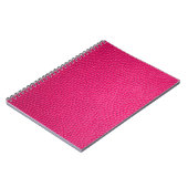Roze ledertextuur notitieboek (Linkerzijde)