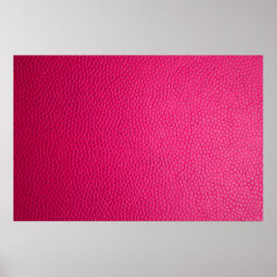 Roze ledertextuur poster