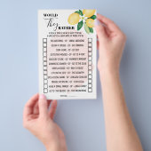 Roze leemons in plaats van een Kaart voor het scho (Hand)