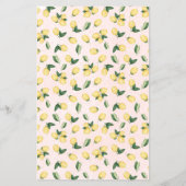 Roze leemons Opmerking voor de Kaart van het wedde (Achterkant)