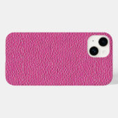 Roze leer effect patroon Case-Mate iPhone case (Achterkant (horizontaal))