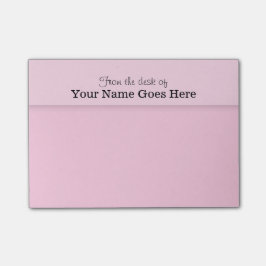 Roze leerkrachten naam schrijfmachine post-it® notes