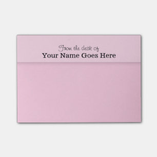 Roze leerkrachten naam schrijfmachine post-it® notes