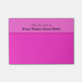 Roze leerkrachten naam schrijfmachine post-it® notes