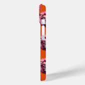 Roze Leeuwenkop Dierprint Ontwerp Oranje Case-Mate iPhone Case (Achterkant / Links)